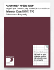 Artikelbild 1 des Artikels “PANTONE® TPG SHEET 19-1617 TPG Burgundy “