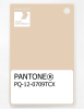 Product image 1 of the product “PANTONE® PLASTIC STANDARD CHIP PQ 12-0709 TCX Macadamia ”