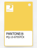 Product image 1 of the product “PANTONE® PLASTIC STANDARD CHIP PQ 13-0755 TCX Primrose Yellow ”
