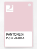 Product image 1 of the product “PANTONE® PLASTIC STANDARD CHIP PQ 13-2808 TCX Ballet Slipper ”