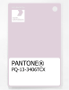 Product image 1 of the product “PANTONE® PLASTIC STANDARD CHIP PQ 13-3406 TCX Orchid Ice ”