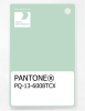 Product image 1 of the product “PANTONE® PLASTIC STANDARD CHIP PQ 13-6008 TCX Misty Jade ”