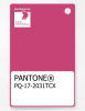 Product image 1 of the product “PANTONE® PLASTIC STANDARD CHIP PQ 17-2031 TCX Fuchsia Rose ”