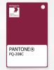 Product image 1 of the product “PANTONE® PLASTIC STANDARD CHIP PQ 208C ”