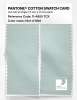 Product image 2 of the product “PANTONE® COTTON SWATCH CARD 11-4805 TCX Hint of Mint ”