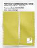 Product image 2 of the product “PANTONE® COTTON SWATCH CARD 12-0740 TCX Limelight ”