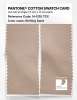 Product image 2 of the product “PANTONE® COTTON SWATCH CARD 14-1210 TCX Shifting Sand ”