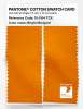Product image 2 of the product “PANTONE® COTTON SWATCH CARD 15-1164 TCX Bright Marigold ”