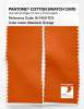 Product image 2 of the product “PANTONE® COTTON SWATCH CARD 16-1459 TCX Mandarin Orange ”