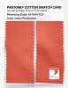 Product image 2 of the product “PANTONE® COTTON SWATCH CARD 16-1544 TCX Persimmon ”