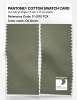 Product image 2 of the product “PANTONE® COTTON SWATCH CARD 17-0115 TCX Oil Green ”