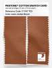 Product image 2 of the product “PANTONE® COTTON SWATCH CARD 17-1147 TCX Amber Brown ”