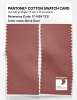 Product image 2 of the product “PANTONE® COTTON SWATCH CARD 17-1424 TCX Brick Dust ”