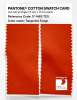 Product image 2 of the product “PANTONE® COTTON SWATCH CARD 17-1463 TCX Tangerine Tango ”