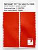 Product image 2 of the product “PANTONE® COTTON SWATCH CARD 17-1563 TCX Cherry Tomato ”