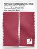 Product image 2 of the product “PANTONE® COTTON SWATCH CARD 17-1633 TCX Holly Berry ”
