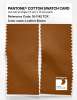 Product image 2 of the product “PANTONE® COTTON SWATCH CARD 18-1142 TCX Leather Brown ”