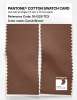 Product image 2 of the product “PANTONE® COTTON SWATCH CARD 18-1229 TCX Carob Brown ”