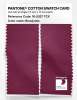Product image 2 of the product “PANTONE® COTTON SWATCH CARD 18-2027 TCX Beaujolais ”