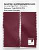 Product image 2 of the product “PANTONE® COTTON SWATCH CARD 19-1726 TCX Cordovan ”