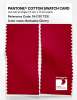 Product image 2 of the product “PANTONE® COTTON SWATCH CARD 19-1757 TCX Barbados Cherry ”