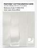 Product image 3 of the product “PANTONE® COTTON SWATCH CARD 11-0602 TCX Snow White ”