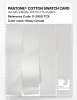 Product image 3 of the product “PANTONE® COTTON SWATCH CARD 11-3900 TCX Wispy Clouds ”