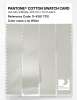 Product image 3 of the product “PANTONE® COTTON SWATCH CARD 11-4301 TCX Lily White ”