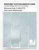Product image 3 of the product “PANTONE® COTTON SWATCH CARD 11-4604 TCX Billowing Sail ”