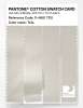 Product image 3 of the product “PANTONE® COTTON SWATCH CARD 11-4801 TCX Tofu ”