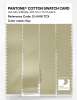 Product image 3 of the product “PANTONE® COTTON SWATCH CARD 12-0418 TCX Hay ”