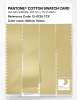 Product image 3 of the product “PANTONE® COTTON SWATCH CARD 12-0720 TCX Mellow Yellow ”