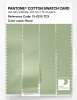Product image 3 of the product “PANTONE® COTTON SWATCH CARD 13-0215 TCX Reed ”