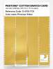Product image 3 of the product “PANTONE® COTTON SWATCH CARD 13-0755 TCX Primrose Yellow ”