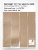 Product image 3 of the product “PANTONE® COTTON SWATCH CARD 13-1014 TCX Mellow Buff ”
