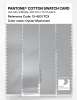 Product image 3 of the product “PANTONE® COTTON SWATCH CARD 13-4201 TCX Oyster Mushroom ”