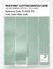 Product image 3 of the product “PANTONE® COTTON SWATCH CARD 13-6008 TCX Misty Jade ”