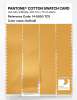 Product image 3 of the product “PANTONE® COTTON SWATCH CARD 14-0850 TCX Daffodil ”