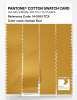 Product image 3 of the product “PANTONE® COTTON SWATCH CARD 14-0951 TCX Golden Rod ”