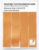 Product image 3 of the product “PANTONE® COTTON SWATCH CARD 14-1050 TCX Marigold ”