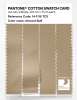 Product image 3 of the product “PANTONE® COTTON SWATCH CARD 14-1116 TCX Almond Buff ”