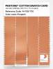 Product image 3 of the product “PANTONE® COTTON SWATCH CARD 14-1139 TCX Pumpkin ”