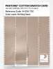 Product image 3 of the product “PANTONE® COTTON SWATCH CARD 14-1210 TCX Shifting Sand ”