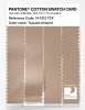 Product image 3 of the product “PANTONE® COTTON SWATCH CARD 14-1213 TCX Toasted Almond ”