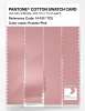 Product image 3 of the product “PANTONE® COTTON SWATCH CARD 14-1511 TCX Powder Pink ”