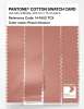 Product image 3 of the product “PANTONE® COTTON SWATCH CARD 14-1602 TCX Peach Infusion ”