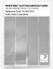 Product image 3 of the product “PANTONE® COTTON SWATCH CARD 14-4201 TCX Lunar Rock ”
