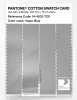 Product image 3 of the product “PANTONE® COTTON SWATCH CARD 14-4203 TCX Vapor Blue ”