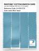 Artikelbild 3 des Artikels “PANTONE® COTTON SWATCH CARD 14-4310 TCX Blue Topaz “