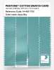 Product image 3 of the product “PANTONE® COTTON SWATCH CARD 14-4811 TCX Aqua Sky ”